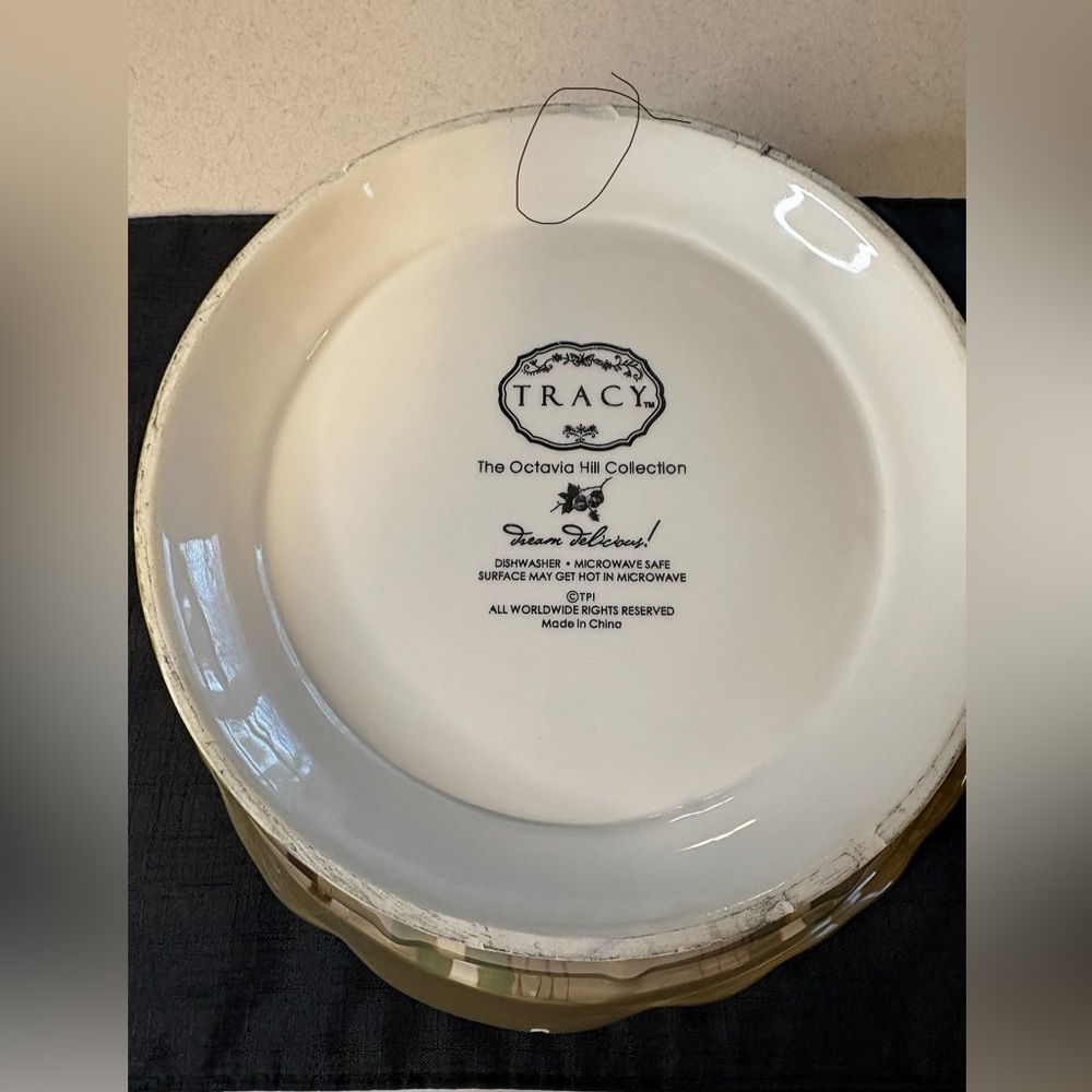 Trac Octavia Hill Collection Ceramic Large Salad Serving Bowl - Picture 6 of 10